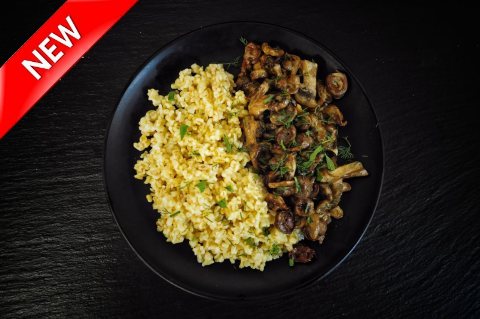 Бизнес-ланч с куриными сердечками - заказать на дом. Бизнес-ланч с куриными сердечками - доставка по Одессе.